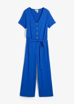 bonprix Jumpsuits|Bekleidung·Homewear^Jersey-Jumpsuit aus Viskose-Mix arktikblau
