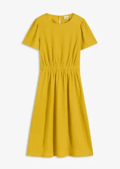 bonprix Kleider|Bekleidung·Pullover & Strickjacken^Jerseykleid lemoncurry