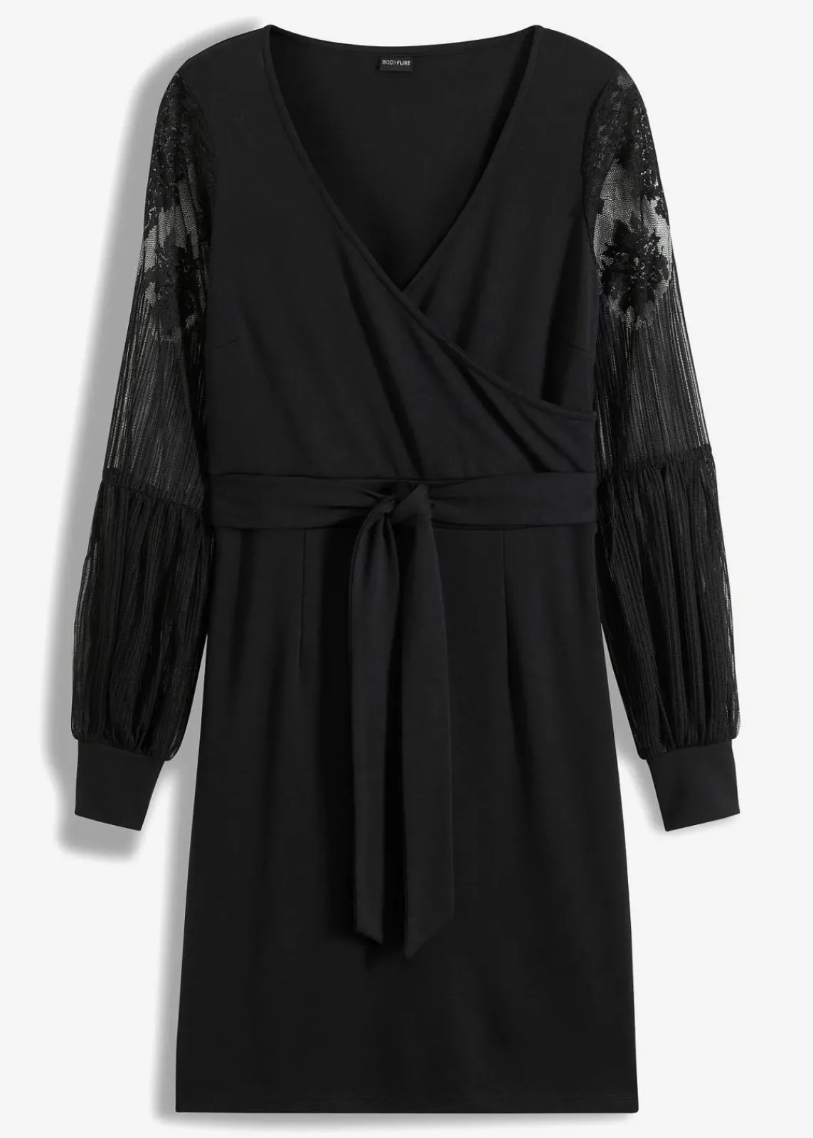 bonprix Bekleidung·Pullover & Strickjacken|Kleider^Jerseykleid schwarz