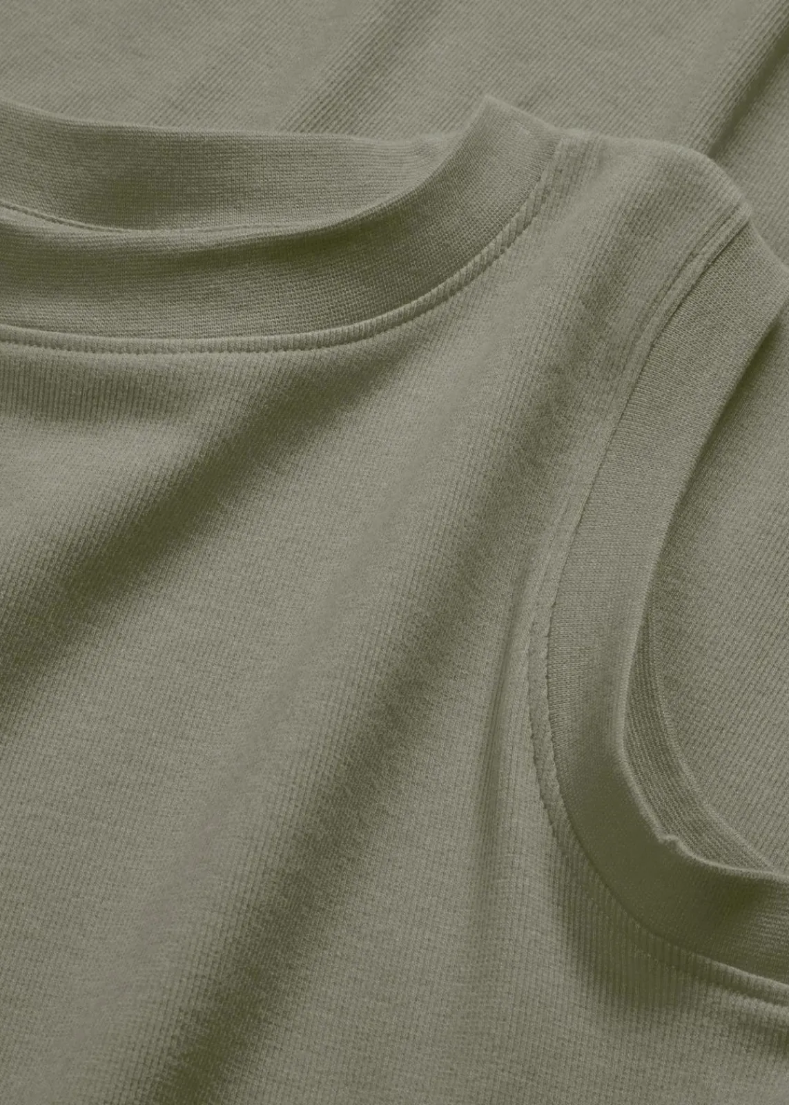bonprix Kleider|Nachhaltigere Materialien^Jersey-Kleid aus Baumwolle mit Stretch oliv
