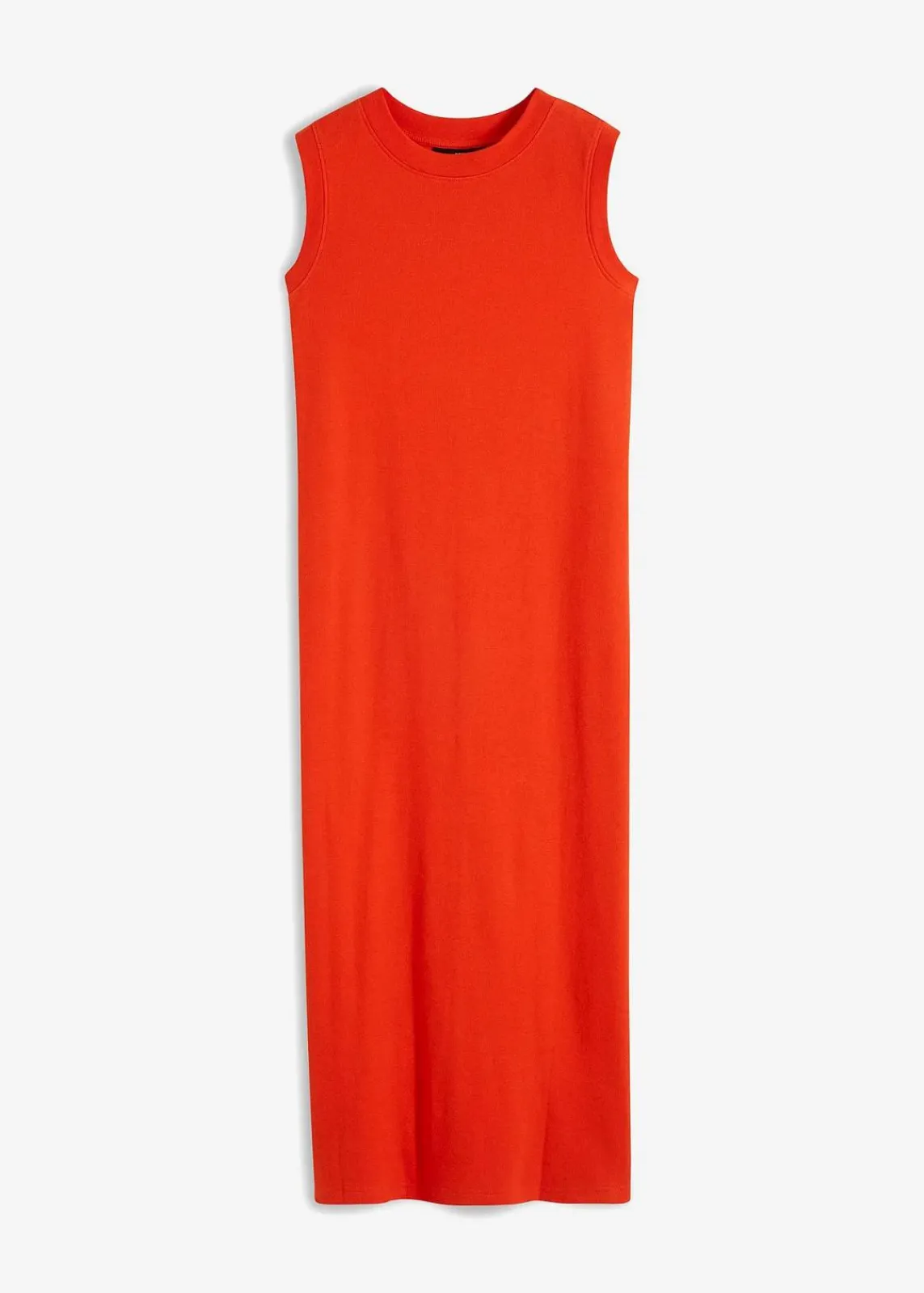 bonprix Nachhaltigere Materialien|Kleider^Jersey-Kleid aus Baumwolle mit Stretch blutorange