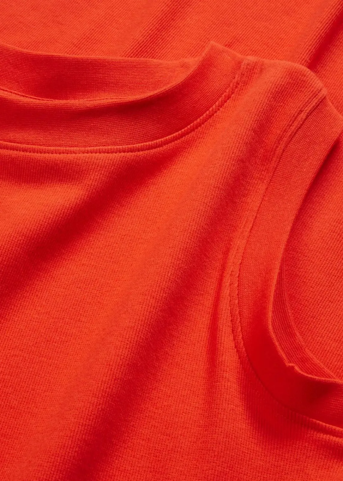bonprix Nachhaltigere Materialien|Kleider^Jersey-Kleid aus Baumwolle mit Stretch blutorange