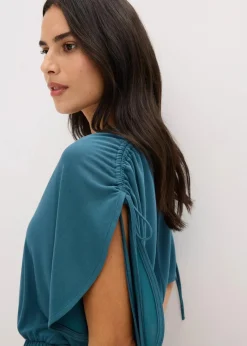bonprix Kleider|Bekleidung·Pullover & Strickjacken^Jerseykleid aus softem Modal-Mix pfeffergrün