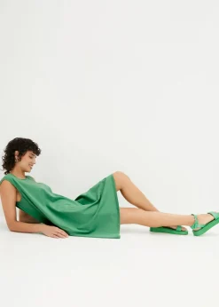 bonprix Nachhaltigere Materialien|Kleider^Jerseykleid mit reiner Bio-Baumwolle opalgrün