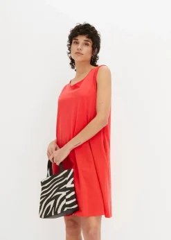 bonprix Nachhaltigere Materialien|Kleider^Jerseykleid mit reiner Bio-Baumwolle signalrot