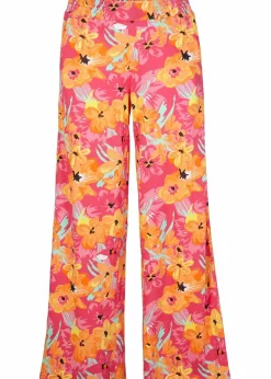 bonprix Bekleidung·Kleider|Hosen^Jersey-Palazzohose aus softem Viskose-Mix pinklady floral