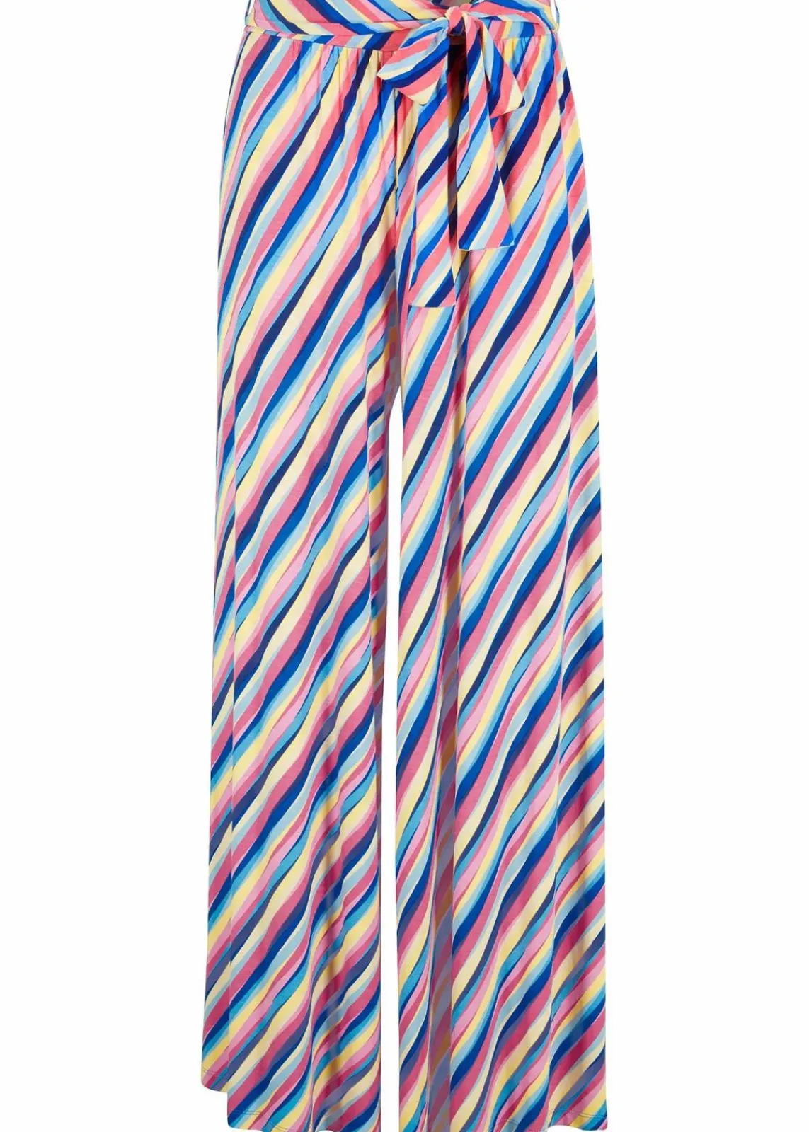 bonprix Bekleidung·Kleider^Jersey-Palazzohose aus softem Viskose-Mix bunt gestreift