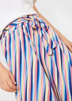 bonprix Bekleidung·Kleider^Jersey-Palazzohose aus softem Viskose-Mix bunt gestreift