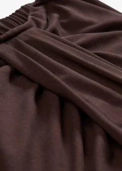 bonprix Röcke|Bekleidung·Sportbekleidung^Jersey-Rock mit Bequembund dunkelbraun