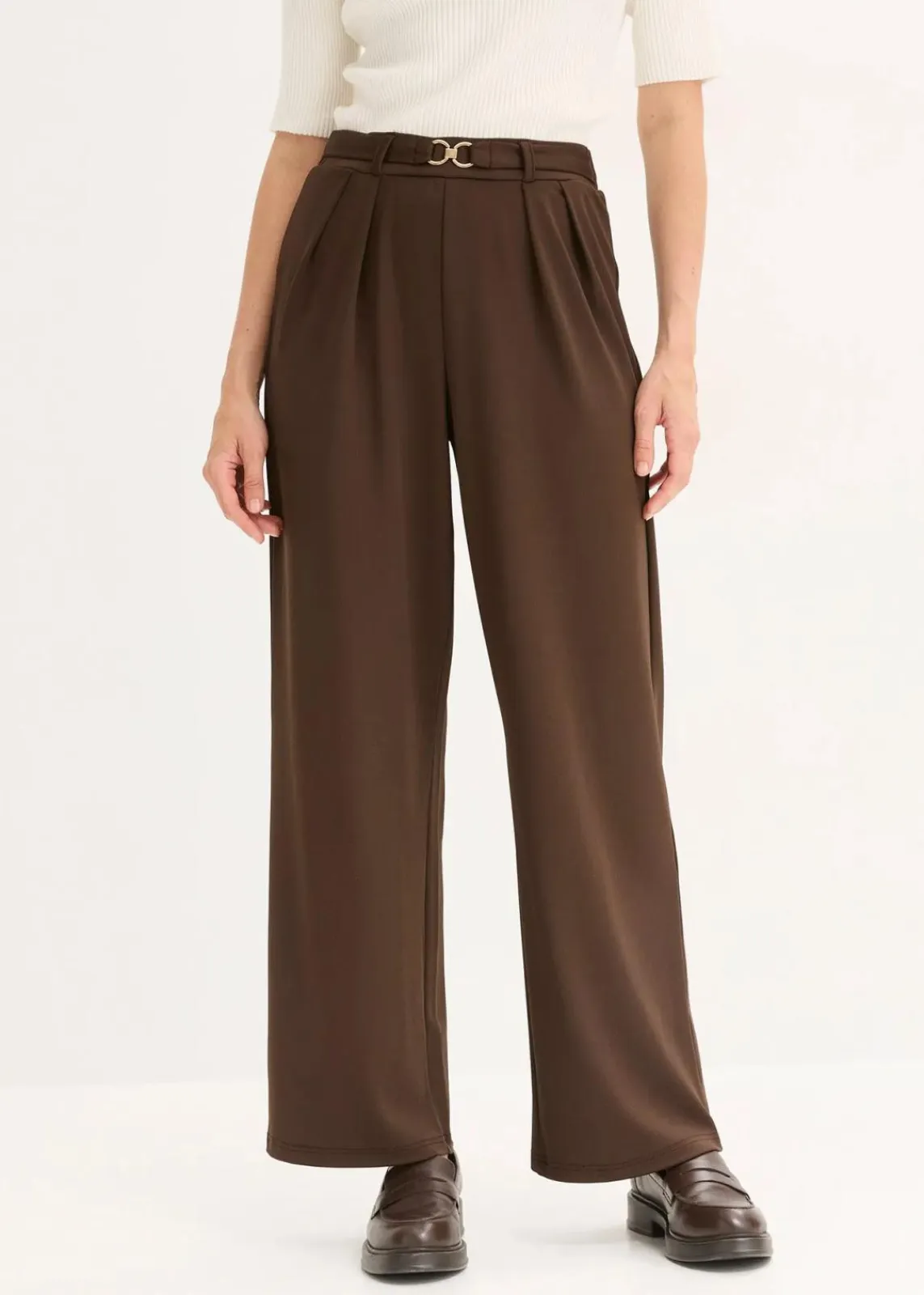 bonprix Bekleidung·Kleider^Jersey-Schlupfhose dunkelbraun