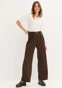 bonprix Bekleidung·Kleider^Jersey-Schlupfhose dunkelbraun