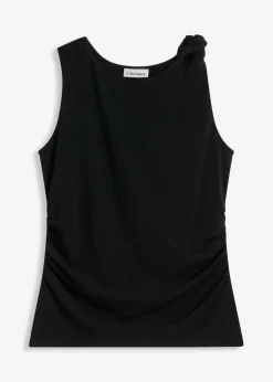 bonprix Shirts & Tops^Jerseytop mit Twist schwarz