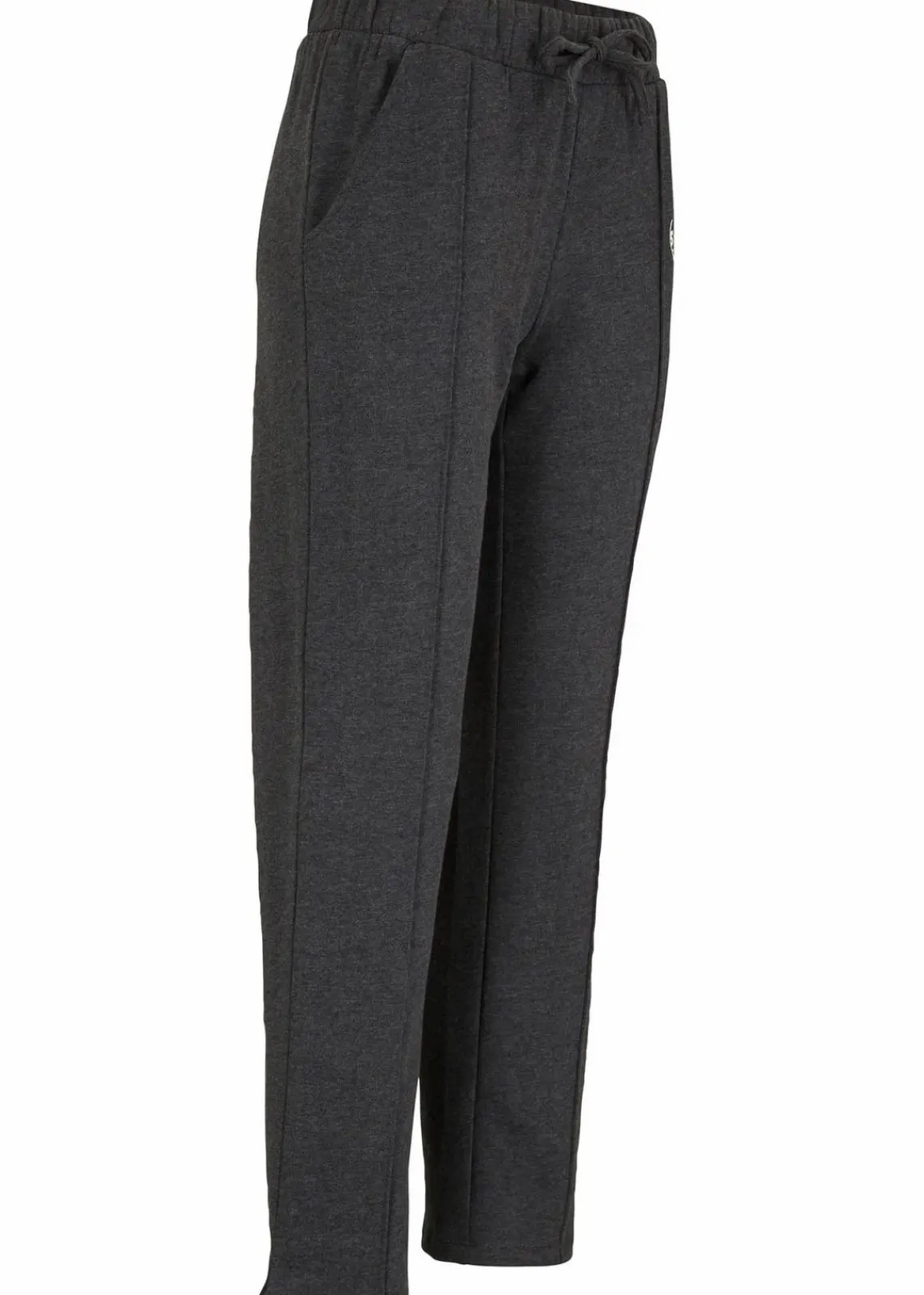 bonprix Bekleidung·Blusen & Tuniken|Bekleidung·Kleider^Jogginghose aus Bio-Baumwolle, gerade geschnitten schwarz meliert