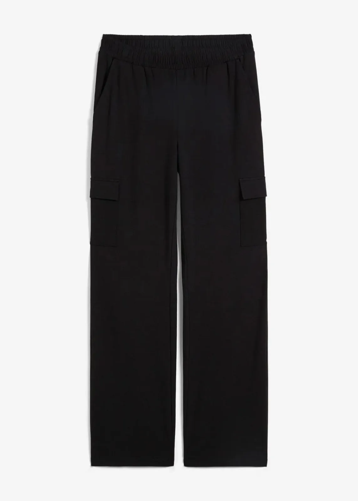 bonprix Bekleidung·Sweat|Bekleidung·Blusen & Tuniken^Jogginghose aus elastischem Baumwoll-Mix schwarz