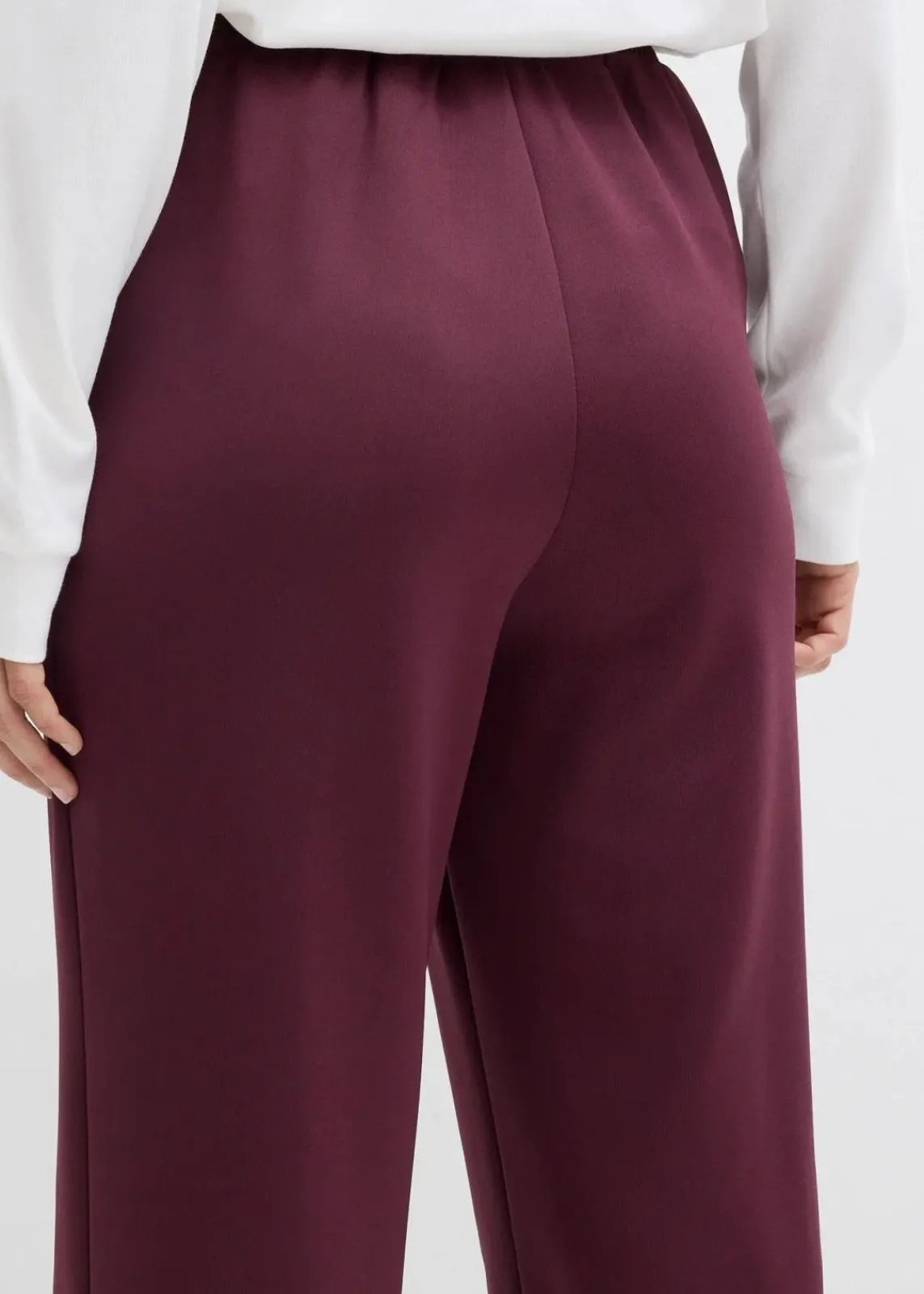 bonprix Nachhaltigere Materialien|Hosen^Jogginghose aus Scuba weinrot