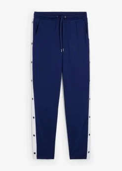 bonprix Bekleidung·Blusen & Tuniken|Bekleidung·Kleider^Jogginghose mit Druckknöpfen, schnelltrocknend tiefseeblau