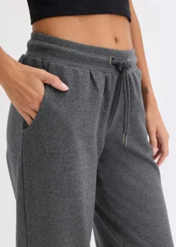 bonprix Bekleidung·Röcke|Bekleidung·Blusen & Tuniken^Jogginghose mit elastischem Bund grau meliert