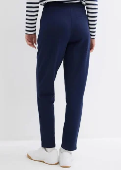 bonprix Hosen|Sweat^Jogginghose mit elastischem Bund dunkelblau