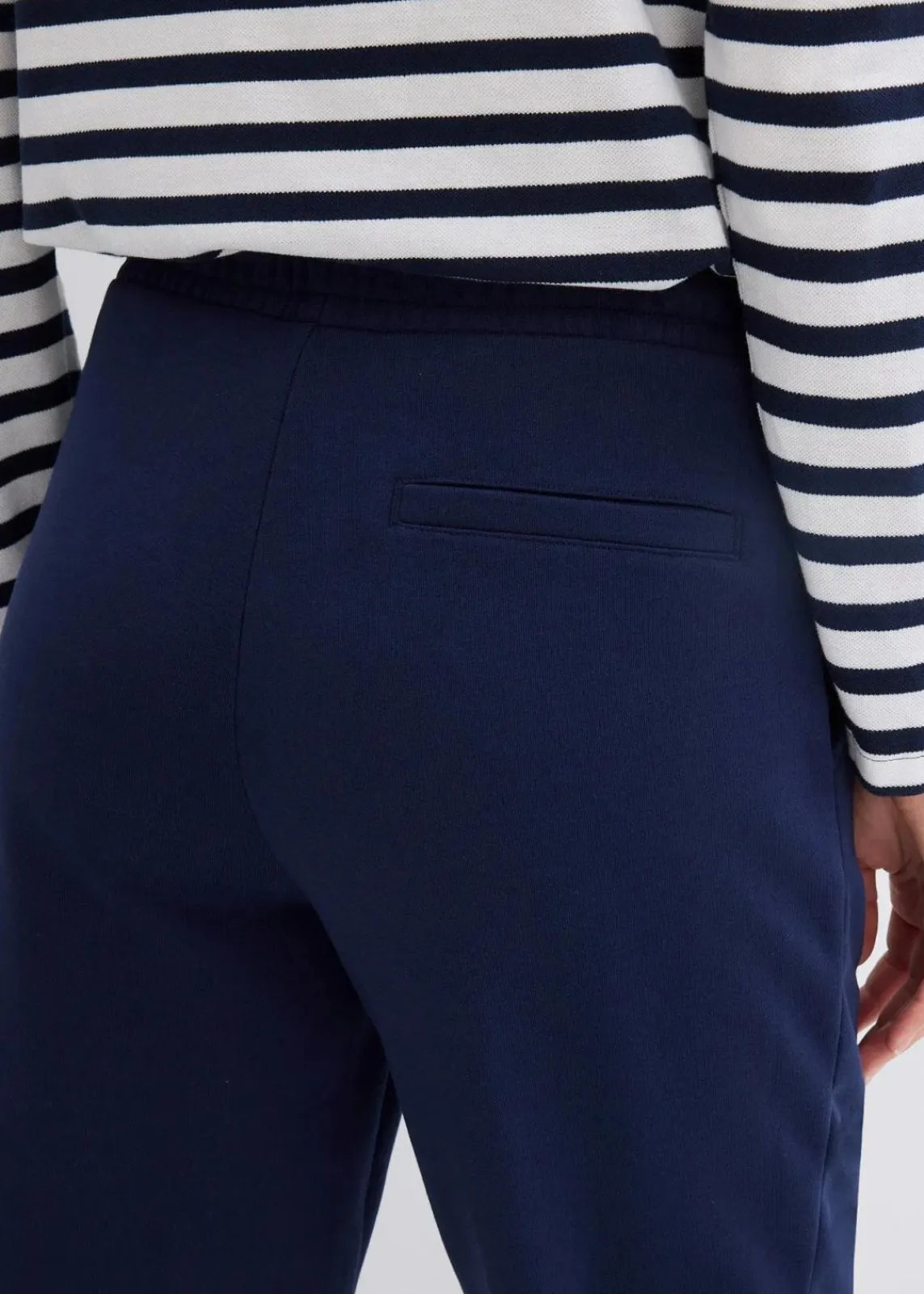 bonprix Hosen|Sweat^Jogginghose mit elastischem Bund dunkelblau