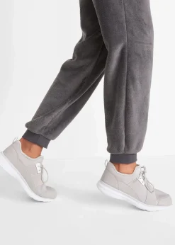bonprix Bekleidung·Blusen & Tuniken|Bekleidung·Kleider^Jogginghose mit Komfortbund schiefergrau