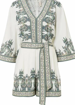 bonprix Jumpsuits^Jumpsuit nude/helltürkis bedruckt