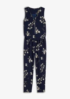 bonprix Jumpsuits^Jumpsuit dunkelblau bedruckt