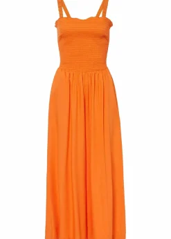 bonprix Bekleidung·Homewear|Jumpsuits^Jumpsuit aus fließender Viskose kürbisorange