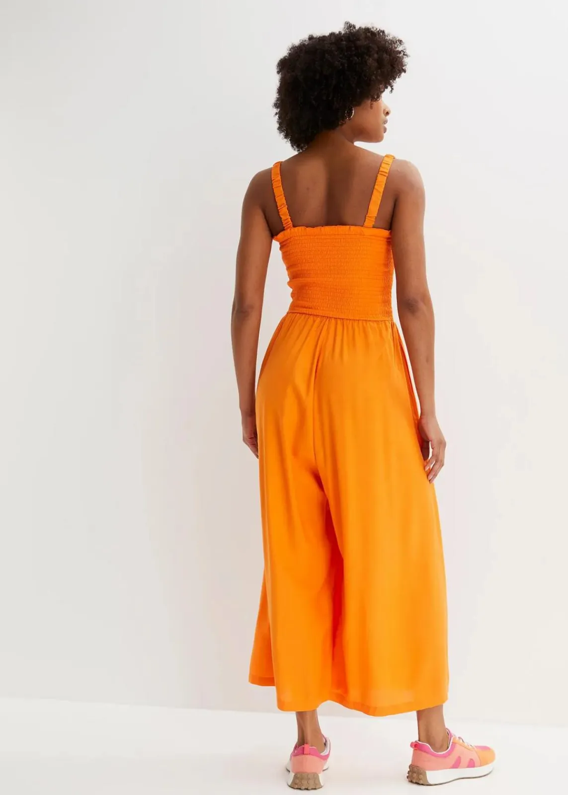bonprix Bekleidung·Homewear|Jumpsuits^Jumpsuit aus fließender Viskose kürbisorange