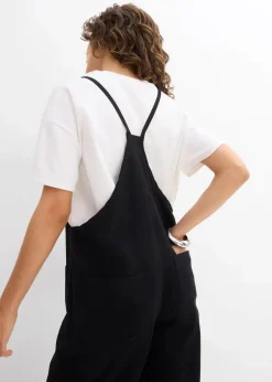 bonprix Nachhaltigere Materialien|Jumpsuits^Jumpsuit aus softer Viskose schwarz