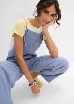 bonprix Bekleidung·Homewear|Jumpsuits^Jumpsuit aus softer Viskose rauchblau
