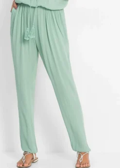 bonprix Nachhaltigere Materialien|Jumpsuits^Jumpsuit aus strukturierter Viskose pastellgrün