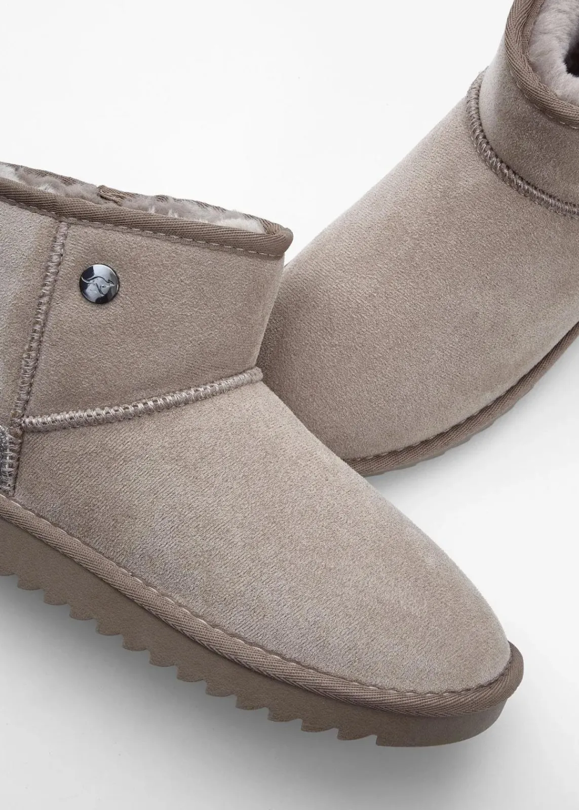 Kangaroos High Heels|Gefütterte Winterschuhe^Boot taupe