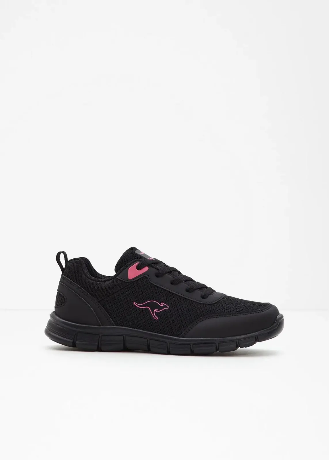 Kangaroos High Heels|Sneaker^Sneaker mit Mesh-Einsatz schwarz