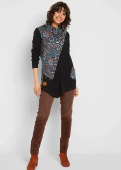 bonprix Shirts & Tops^Kapuzenshirt aus reiner Baumwolle schwarz sonstige