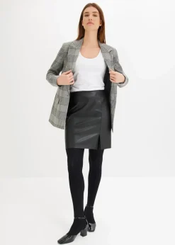 bonprix Bekleidung·Basics|Zweiteiler & Sets^karierter Blazer grau kariert