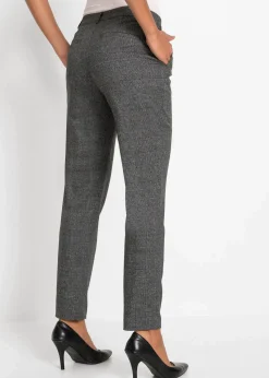 bonprix Bekleidung·Kleider|Hosen^Karo-Chinohose schwarz/weiß kariert