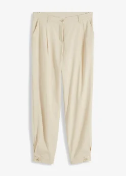 bonprix Bekleidung·Kleider|Hosen^Karottenhose kieselbeige
