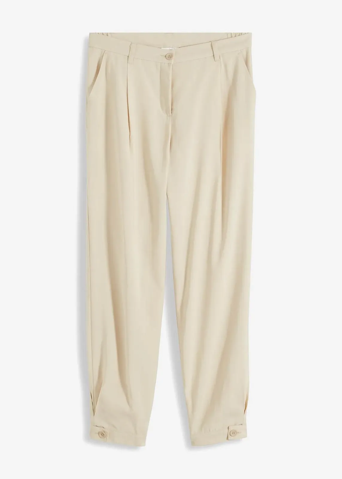 bonprix Bekleidung·Kleider|Hosen^Karottenhose kieselbeige