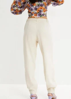 bonprix Bekleidung·Kleider|Hosen^Karottenhose kieselbeige