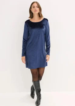 bonprix Kleider|Bekleidung·Pullover & Strickjacken^Kleid dunkelblau