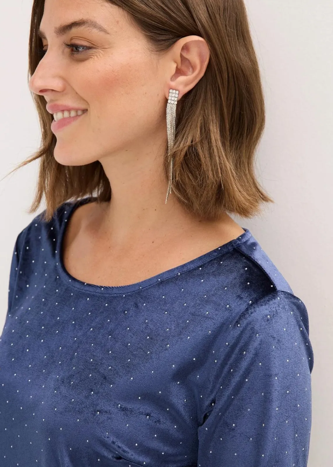 bonprix Kleider|Bekleidung·Pullover & Strickjacken^Kleid dunkelblau