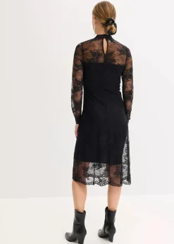 bonprix Bekleidung·Pullover & Strickjacken|Kleider^Kleid schwarz