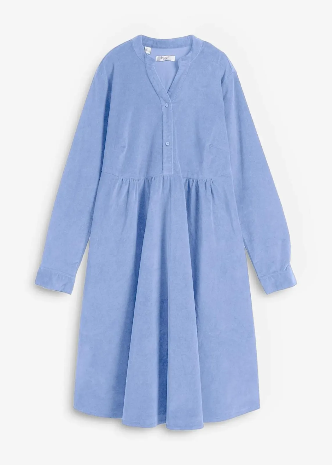 bonprix Bekleidung·Pullover & Strickjacken|Kleider^Kleid aus Baumwollcord mattblau