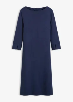 bonprix Bekleidung·Pullover & Strickjacken^Kleid aus Punto di Roma dunkelblau