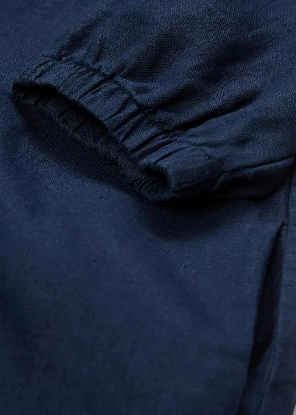 bonprix Bekleidung·Pullover & Strickjacken|Premium^Kleid aus reinem Leinen, 3/4 Arm dunkelblau