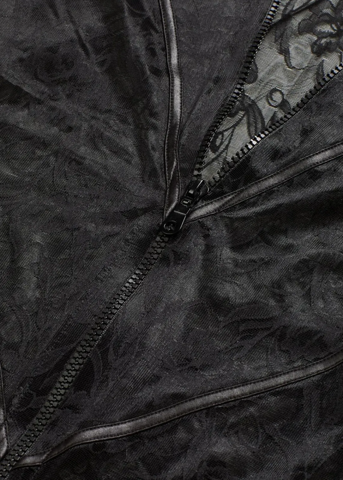 bonprix Wäsche·Erotikwäsche|Erotikwäsche^Kleid aus Spitze mit Reißverschluss schwarz