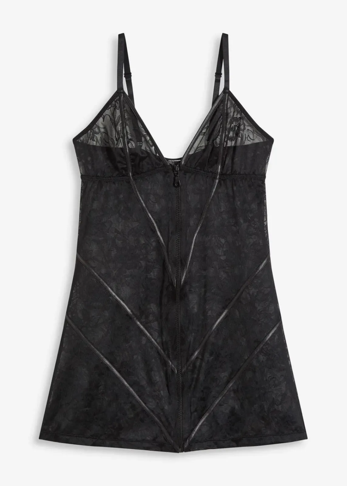 bonprix Wäsche·Erotikwäsche|Erotikwäsche^Kleid aus Spitze mit Reißverschluss schwarz