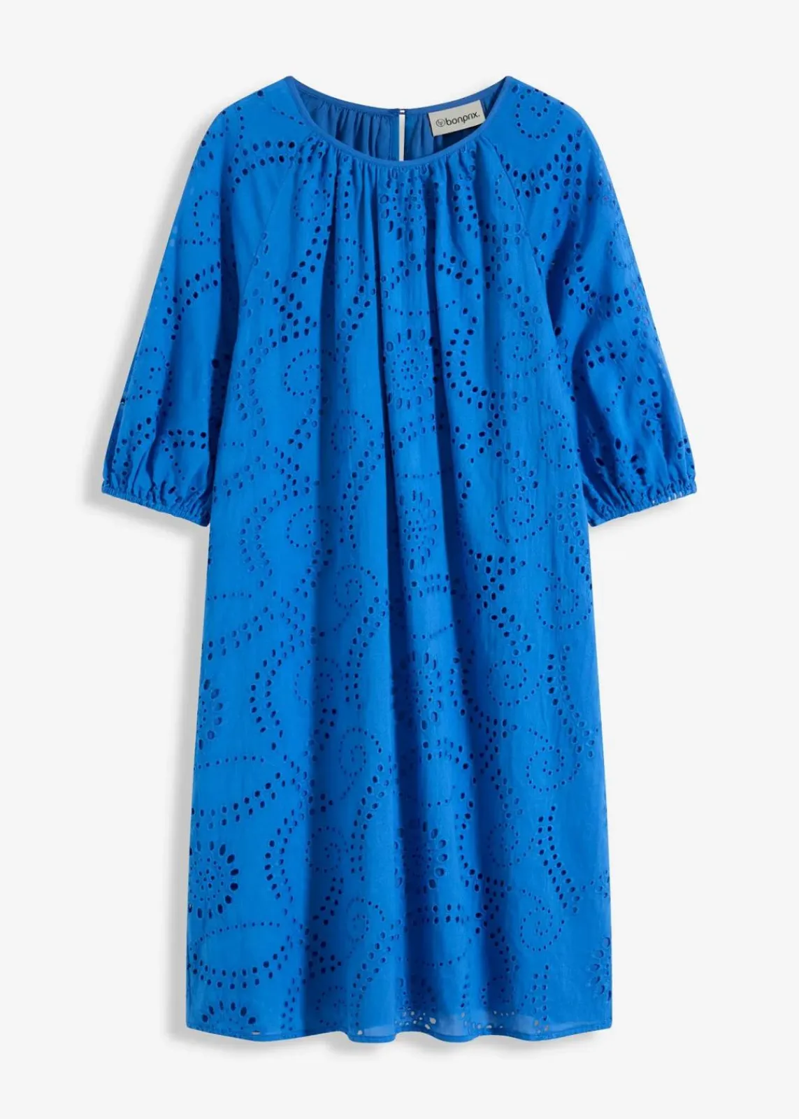 bonprix Kleider^Kleid mit Lochstickerei gletscherblau