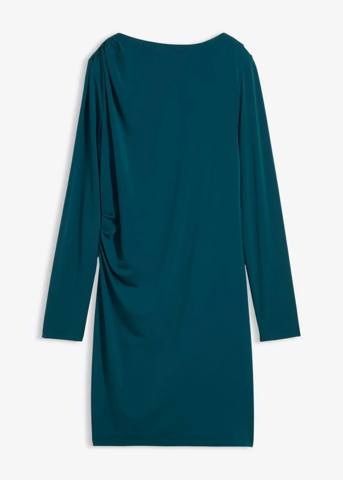 bonprix Kleider|Bekleidung·Pullover & Strickjacken^Kleid mit U-Bootausschnitt petrolblau