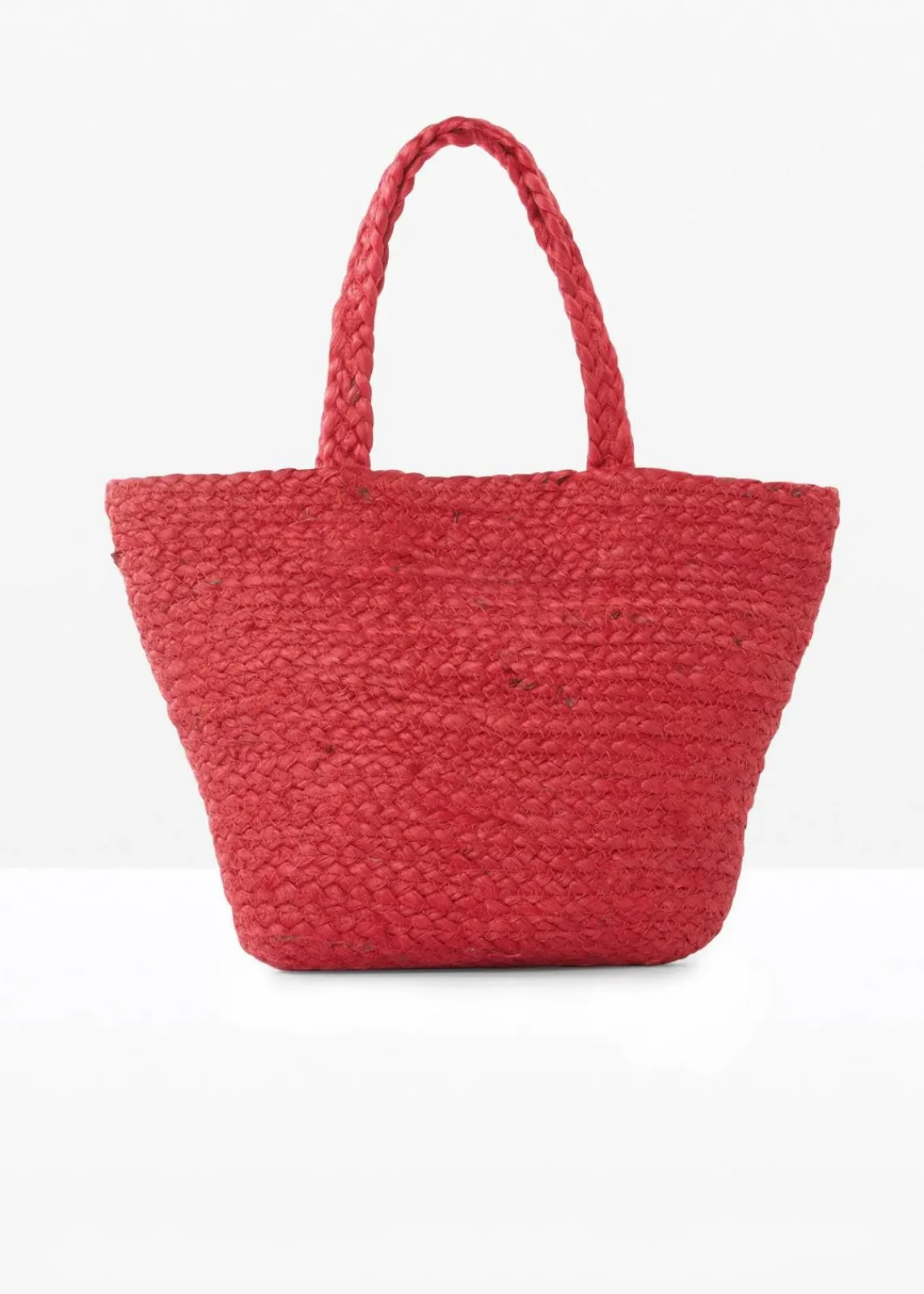 bonprix Taschen^kleiner Strohshopper tiefrot